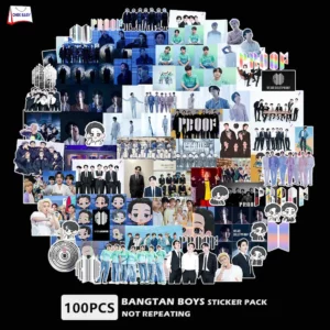 100 PCS Set K-POP BTS Proof Album Stickers