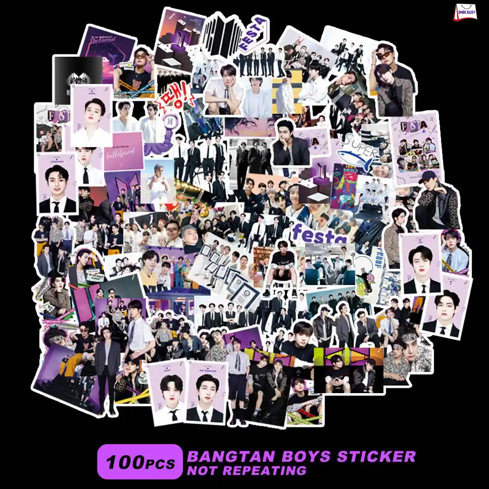 BTS Kpop Bangtan Boys Cute Caricature  Sticker for Sale by