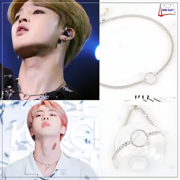 BTS JIMIN Necklace Silver