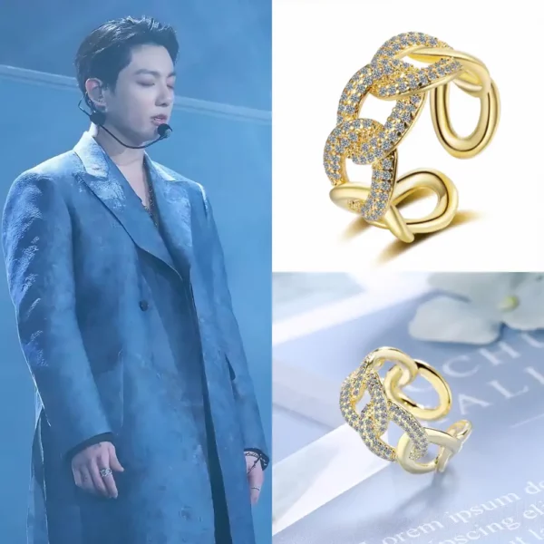 BZY 5 Pieces/Set New Korean Bangtan Boys BTS Kim Tae Hyung Rings Set  Vintage Silver Rings - V | Lazada