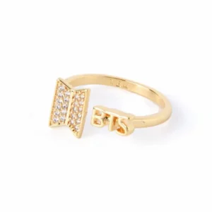 BTS Premium Ring Kpop Korean Exclusive Ring - Golden 2