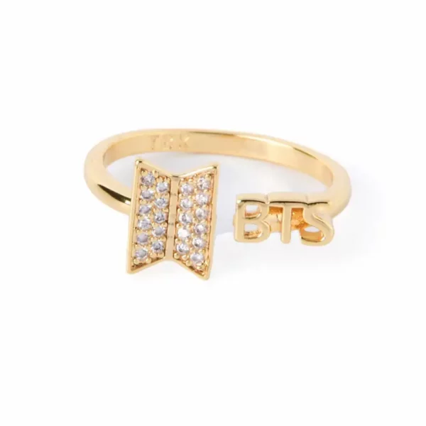 BTS Premium Ring Kpop Korean Exclusive Ring - Golden