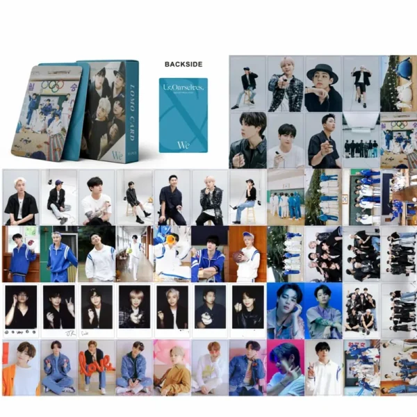 55PcsBox Kpop BTS Bangtan Boys photo card Lomo Card V2