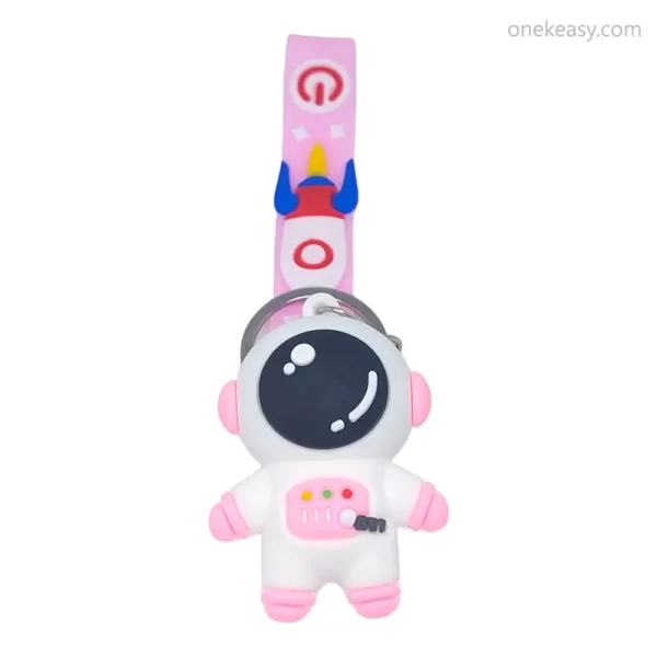 Astronaut Keychain Pink P2