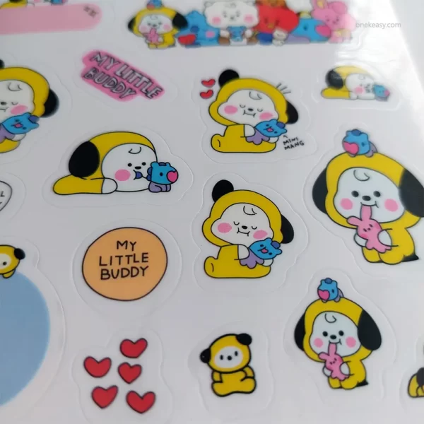 BTS Cute BT21 Cartoon Stickers Chimmy P2