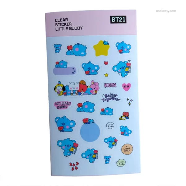 BTS Cute BT21 Cartoon Stickers Koya