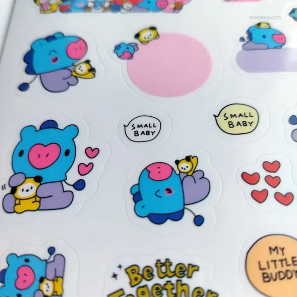 BTS Cute BT21 Cartoon Stickers Mang P2