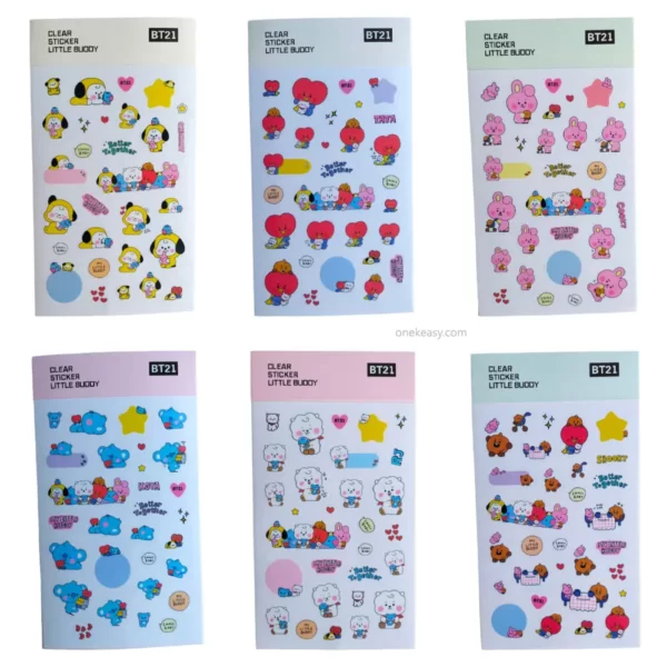 BTS Cute BT21 Cartoon Stickers P1