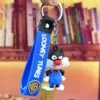 Cute Looney Tunes Characters Keychains Black