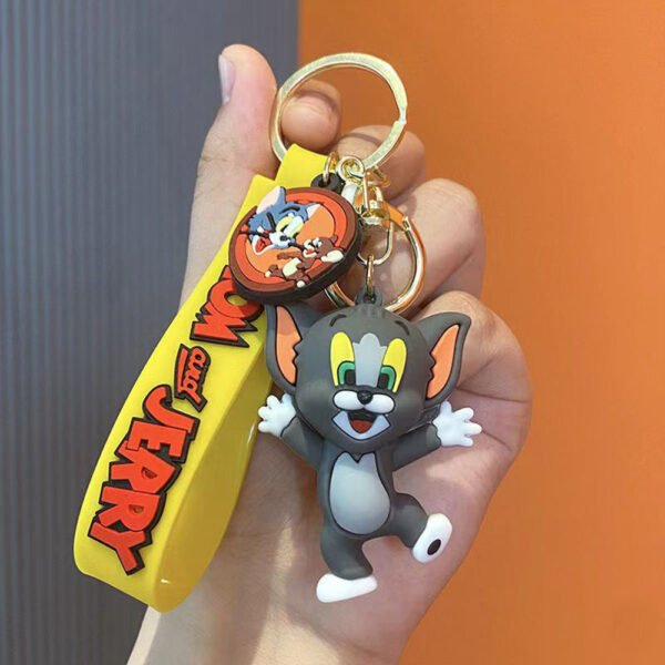 Tom and Jerry Pendant Key Ring Car Jewelry P4