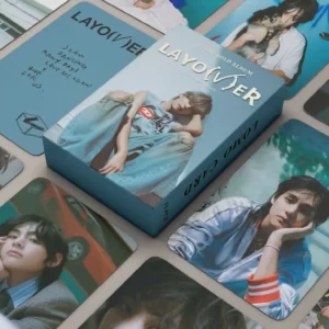 BTS Taehyung V Layover 55Pcs Box DECO KIT Lomocards