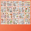 Stickers Anime Figure Pattern Orange