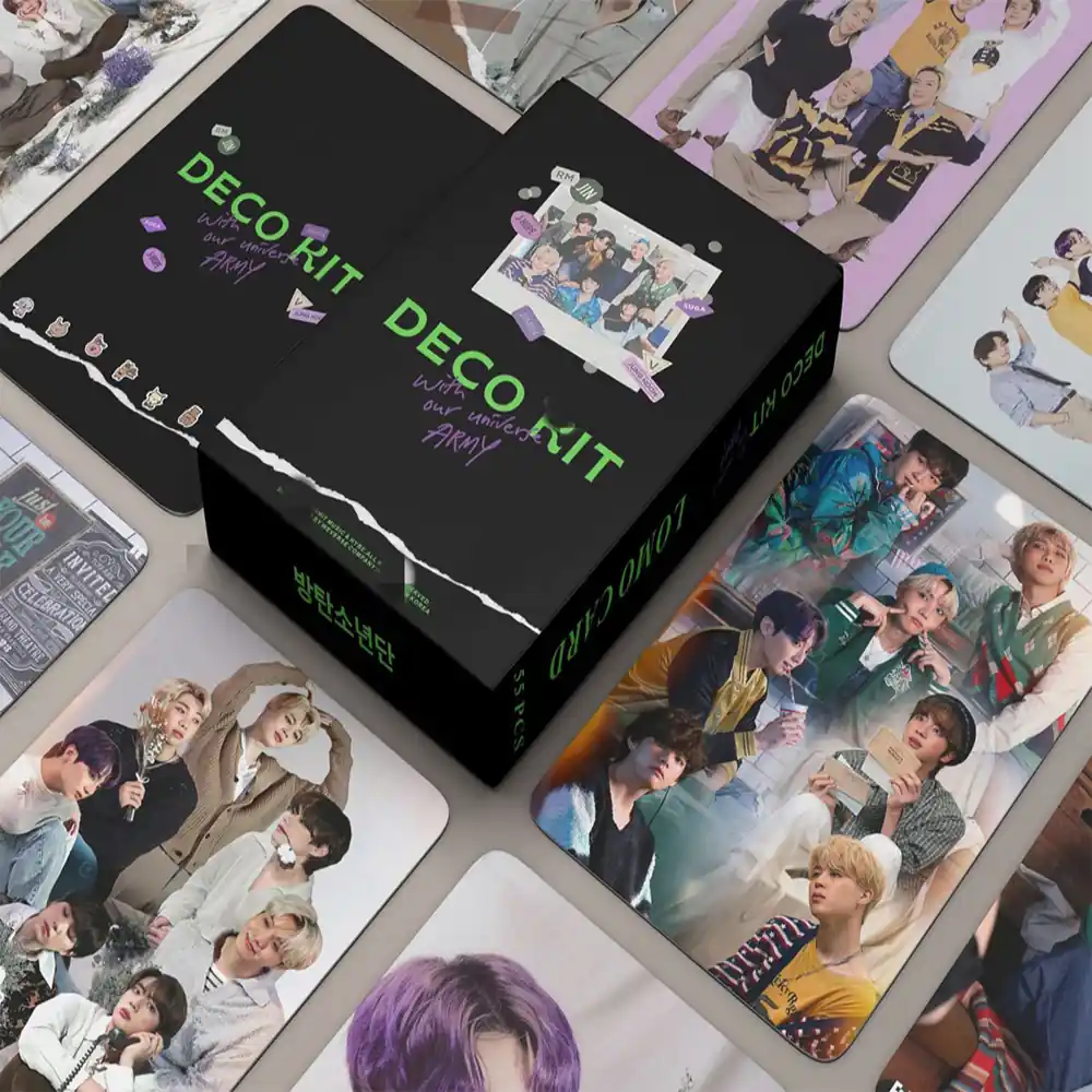 BTS DECO KIT 55Pcs Box Lomocards - Onek Easy