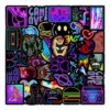 50PcsPack Graffiti Waterproof Sticker Decal Luggage Laptop Lights Stickers S3-1