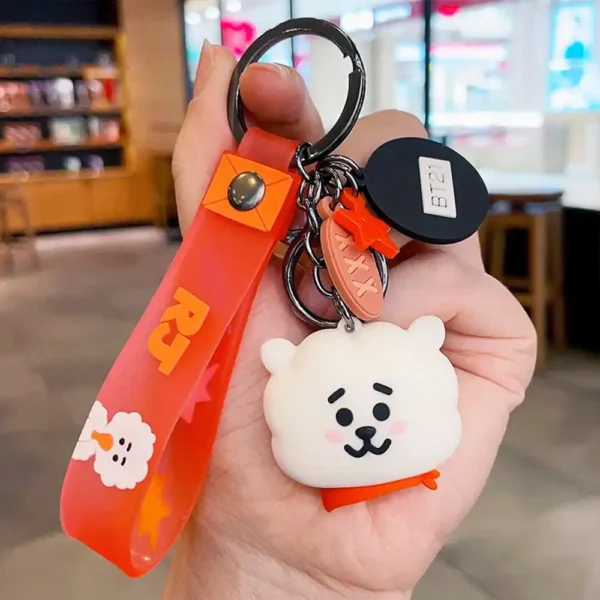 Cute Cartoon Fashion Keychains - BT21 Premium Edition - RJ