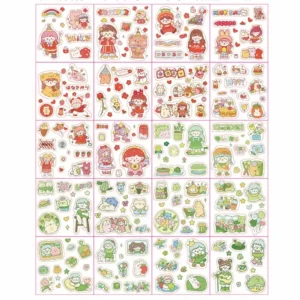 Kawaii Cute Bloom Stickers 20 Sheets