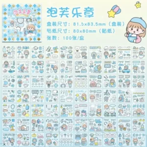 100PCS Sea Of Clouds Cute Kawaii Waterproof Stickers