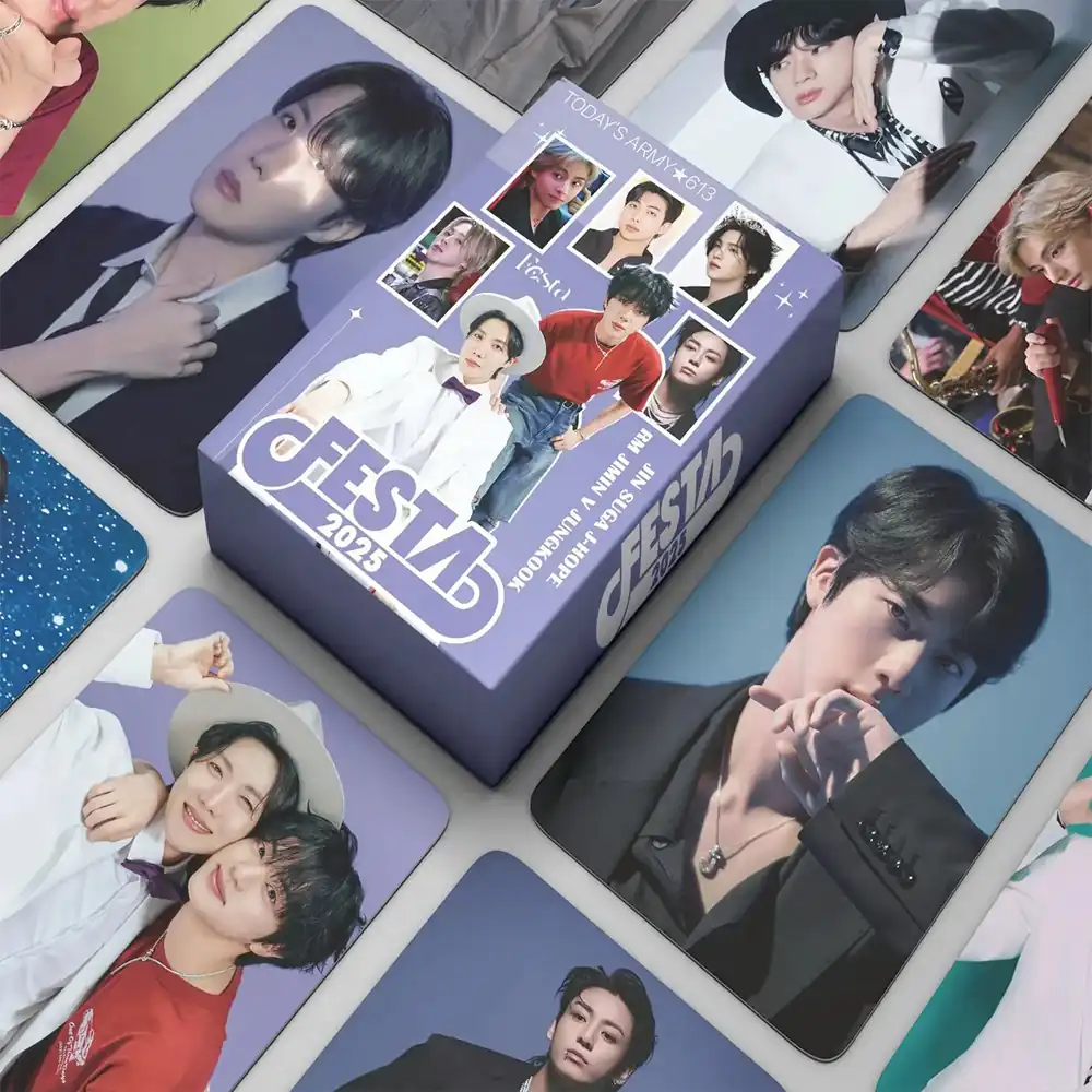 BTS 2025 FESTA 55Pcs Lomocards Box - Onek Easy