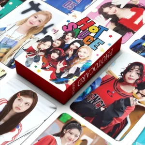 55pcs box Kpop BABYMONSTER HOT SAUCE Ruka Pharita Asa Haram Ahyeon Rora Chiquita Lomocards Photocards
