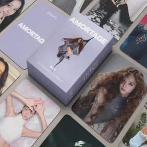 BLACKPINK JISOO Amortage Holographic Lomocards 55PCS
