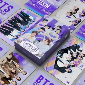 92PCS/BOX Festa Combo Lomo Cards Kpop Photocards Stickers Postcards