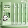 4 Pcs Kawaii Cute Panda Quick Pens Set Black