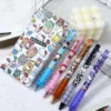 5pcs Hello Kitty Gel Pen Set Sanrio Ballpoint Pen Cartoon Printing Writing Pen Students Stationery Office Supplies