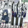 6pcs Naruto Gel Pen Set Sasuke Ballpoint Pen Uchiba Clan Cartoon Printing Writing Pen Students Stationery Office Supplies P7