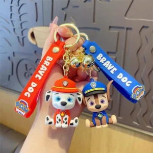 Anime Paw Patrol Chase Keychain