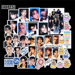 40Pcs/Set K-POP Stray Kids Felix Changbin Seungmin Bangchan I.N LeeKnow Han HyunJin Concept Stickers