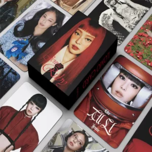 55pcs box Kpop BLACKPINK JENNIE Ruby Solo Studio Album Lomocards Photocards