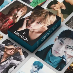 55pcs/box Kpop BTS V Taehyung Lomocards Photocards