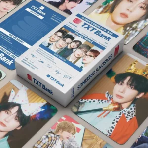 55pcs/box Kpop TOMORROW X TOGETHER 2025 SEASON’S GREETINGS SOOBIN YEONJUN BEOMGYU TAEHYUN HUENINGKAI TXT Lomocards Photocards