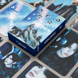55pcs/box Kpop TOMORROW X TOGETHER The Star Chapter SOOBIN YEONJUN BEOMGYU TAEHYUN HUENINGKAI TXT Lomocards Photocards