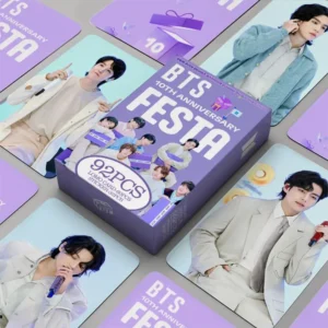 BTS FESTA 92PCS Box High Quality HD Photo Album Card Postcard Stickers Korean Lomocards V2