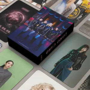 55pcs/box Kpop BLACKPINK 9th Anniversary JISOO JENNIE ROSE LISA Photocards Lomocards