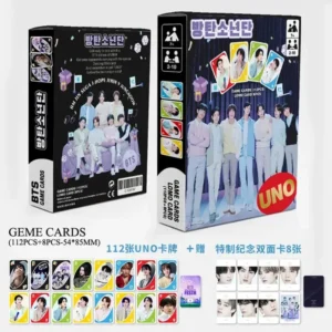 KPOP BTS UNO 112PCS CARDS Festa Imported Jung Kook Taehyung Jimin Suga J-Hope RM Jin
