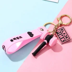 BLACKPINK Cheer Light Keychain Soft Rubber Key Chain Pendant