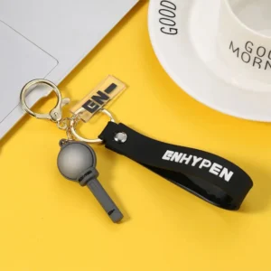 ENHYPEN Cheer Light Keychain Soft Rubber Key Chain Pendant