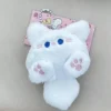 Long Tailed Cat Plush White