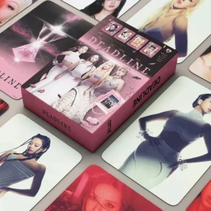 55pcs/box Kpop BLACKPINK JISOO JENNIE ROSÉ LISA Deadline V3 Lomocards Photocards for Blink Gift