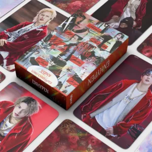 55pcs/box Kpop ENHYPEN DESIRE UNLEASH Global Festival SUNGHOON Jay Heeseung Sunoo Jungwon Jake Ni-ki Lomocards Photocards
