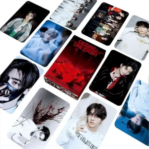 55pcs/box Kpop ENHYPEN DESIRE UNLEASH V3 SUNGHOON Jay Heeseung Sunoo Jungwon Jake Ni-ki Lomocards Photocards