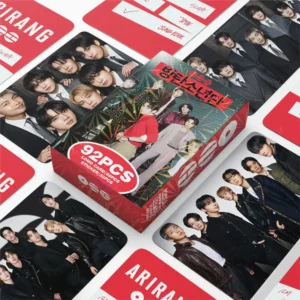 92Pcs/Set K-POP BTS ARIRANG Photocards Lomocards Stickers RM Jin SUGA J-Hope, Jimin V Jung Kook