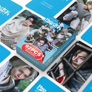92pcs/box Kpop ENHYPEN THE SIN VANISH SUNGHOON Jay Heeseung Sunoo Jungwon Jake Ni-ki Lomocards Photocards Stickers