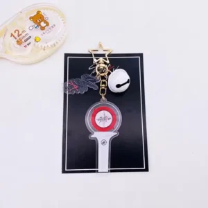 KPOP Stray Kids Lightstick Keychain Felix Changbin Seungmin Bangchan I.N LeeKnow Han HyunJin Fan Gifts