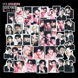 40Pcs/Set K-POP Stray Kids DO IT Felix Changbin Seungmin Bangchan I.N LeeKnow Han HyunJin Concept Stickers
