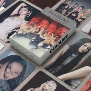55pcs/box Kpop BLACKPINK JISOO JENNIE ROSÉ LISA Deadline V4 Lomocards Photocards for Blink Gift