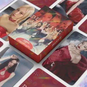 55pcs/box Kpop BLACKPINK JISOO JENNIE ROSÉ LISA Deadline V6 Lomocards Photocards for Blink Gift