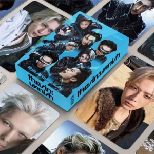 55pcs/box Kpop ENHYPEN 7th Mini Album the SIN VANISH V3 SUNGHOON Jay Heeseung Sunoo Jungwon Jake Ni-ki Lomocards Photocards